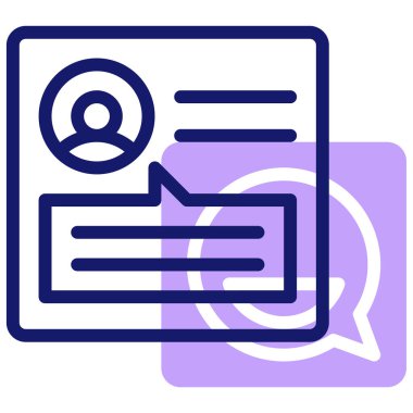 Sosyal medya konsepti simgesi, vektör illüstrasyonu basit tasarım