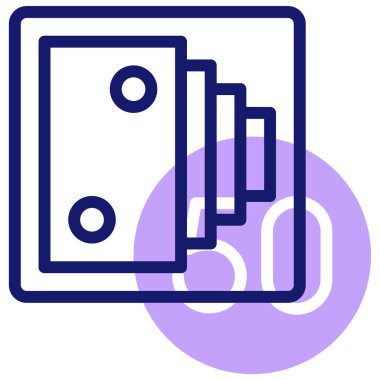 Hız web simgesi basit illüstrasyon