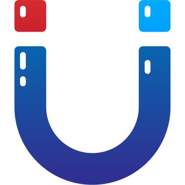 mıknatıs ağı basit illüstrasyon simgesi