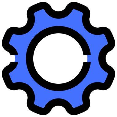 Ayarlar web simgesi basit illüstrasyon