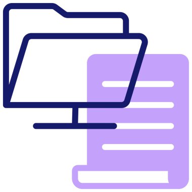 Dizin web simgesi basit illüstrasyon