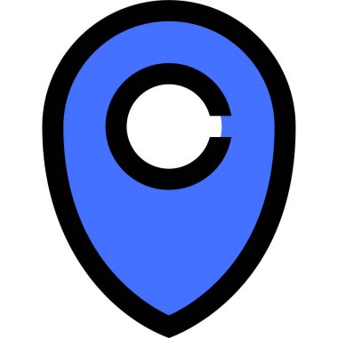 Bir kalkan simgesinin vektör illüstrasyonu