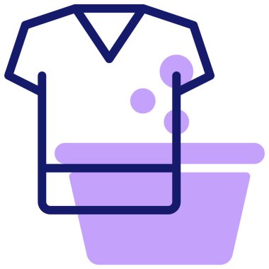 Tişört web simgesi basit tasarım