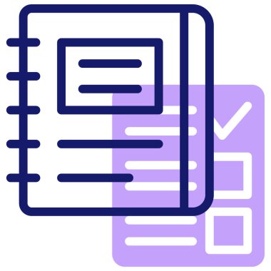 Gündem. Web simgesi basit illüstrasyon