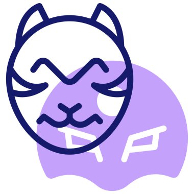 Bir kedinin vektör illüstrasyonu