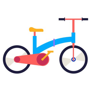 Bisiklet. Web simgesi basit illüstrasyon