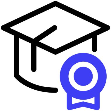 Eğitim. Web simgesi basit illüstrasyon 