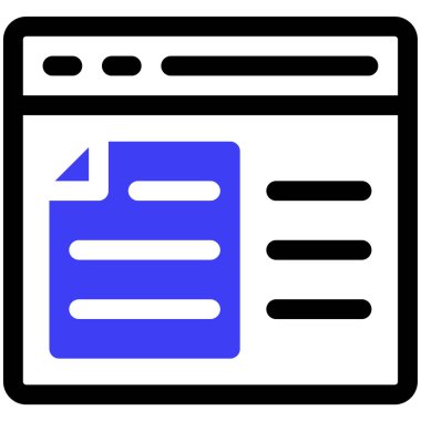 Web simgesi vektör illüstrasyonunu çalış