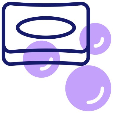 sabun ağı simgesi vektör illüstrasyonu