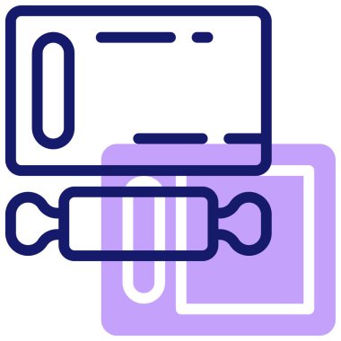 Mutfak simgesi, vektör illüstrasyonu basit tasarım