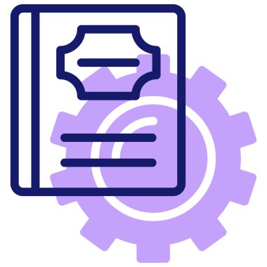 yönetim web simgesi basit illüstrasyon