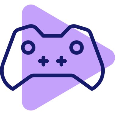 Video oynatıcı ikon vektör illüstrasyonu