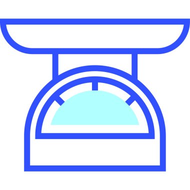 Ağırlık modern simge, vektör illüstrasyonu