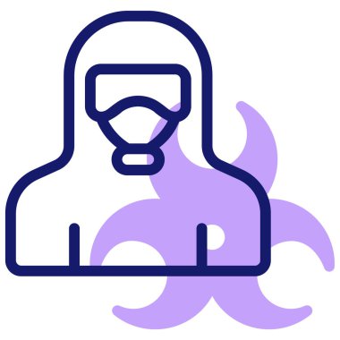 Astronot. Web simgesi basit illüstrasyon