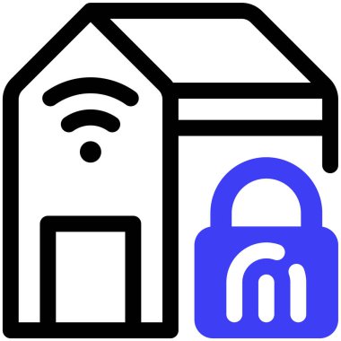 Eve. Web simgesi basit illüstrasyon