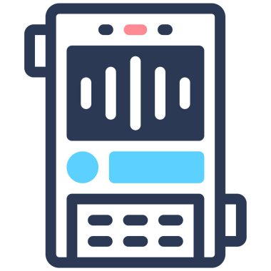 kayıt simgesi vektör illüstrasyonu