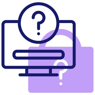 parola web simgesi basit illüstrasyon