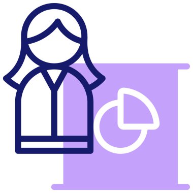 Öğretmen web simgesi basit tasarım