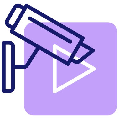 video oynatıcı simgesi, vektör illüstrasyonu basit tasarım