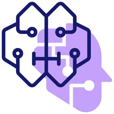 Beyin fırtınası ve zihin ikonu. Beynin özet çizimi