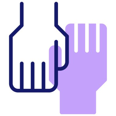 kollar modern simge, vektör illüstrasyonu