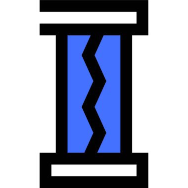 Sigorta simgesi, vektör illüstrasyonu basit tasarım