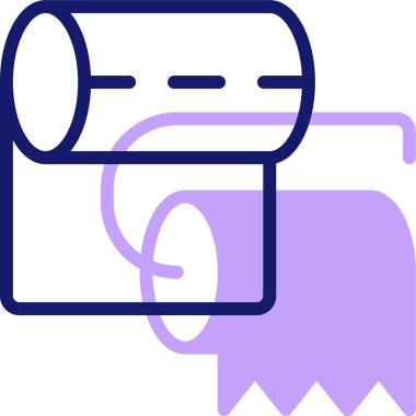 tuvalet kağıdı web simgesi basit tasarım