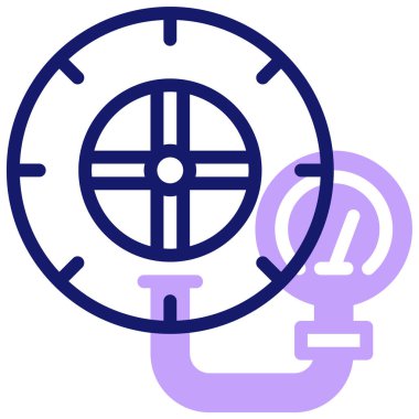 Yorgun. Web simgesi basit illüstrasyon 