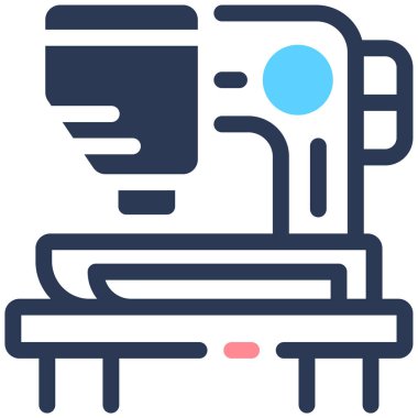 Basit illüstrasyon ağ simgesi dikiliyor