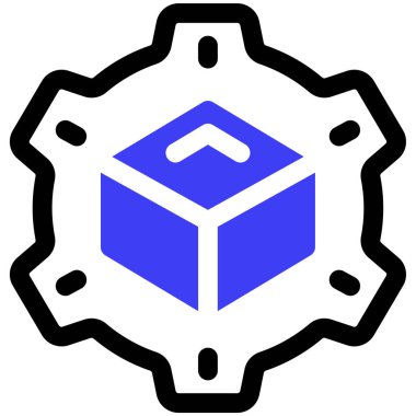 Ayarlar web simgesi basit illüstrasyon