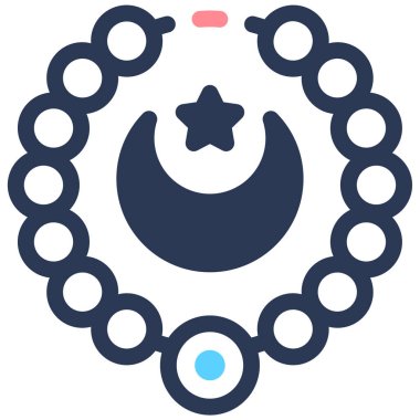 tasbih. Web simgesi basit illüstrasyon