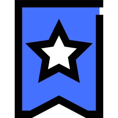 yıldız simgesi, vektör çizimi