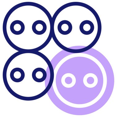 botton modern simgesi, vektör illüstrasyonu