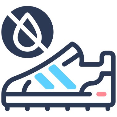 Ayakkabı. Web simgesi basit illüstrasyon