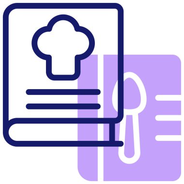 Tarif simgesi vektör illüstrasyonu