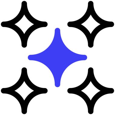 yıldız web vektör simgesi