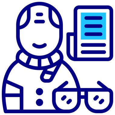 robot. Web simgesi basit illüstrasyon