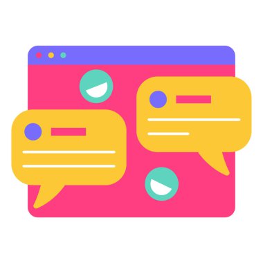 Çocukların Hayal gücü simgesi, vektör illüstrasyonu basit tasarım