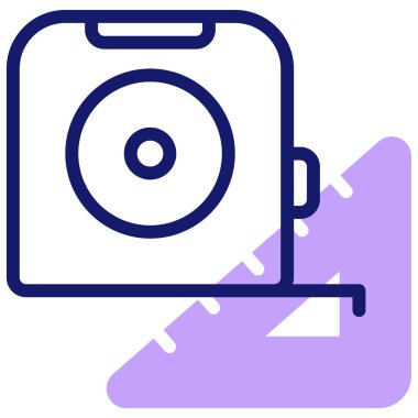 bant Ölçüm web simgesi basit tasarım