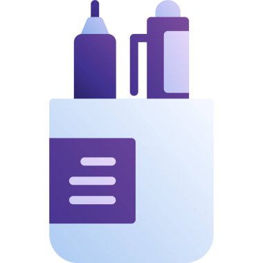 Tek bir alışveriş çantasının vektör çizimi