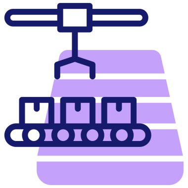 taşıyıcı web simgesi vektör illüstrasyonu