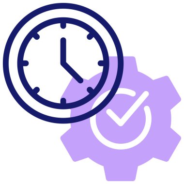 yönetim web simgesi basit illüstrasyon