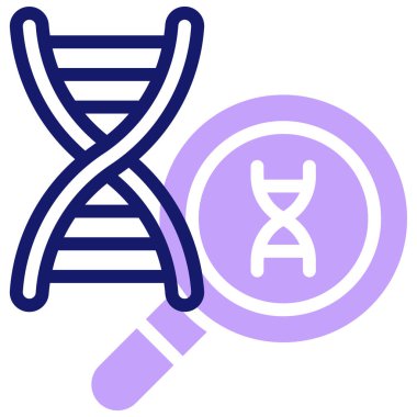 dna. Web simgesi basit illüstrasyon 