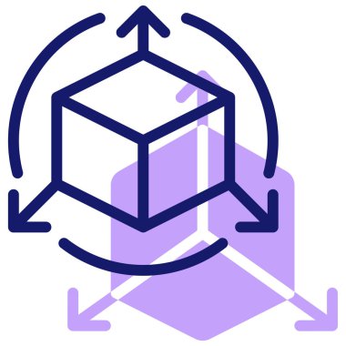 seo modern simgesinin vektör illüstrasyonu