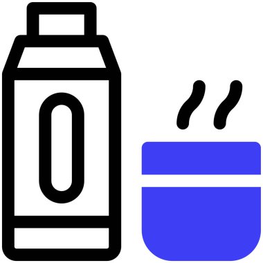 Termos. Web simgesi basit illüstrasyon 