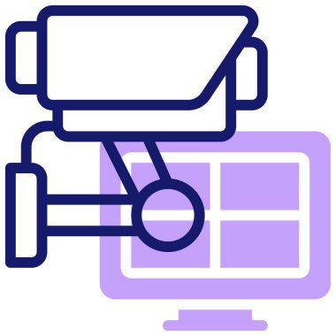 kamera simgesi, vektör illüstrasyonu basit tasarım