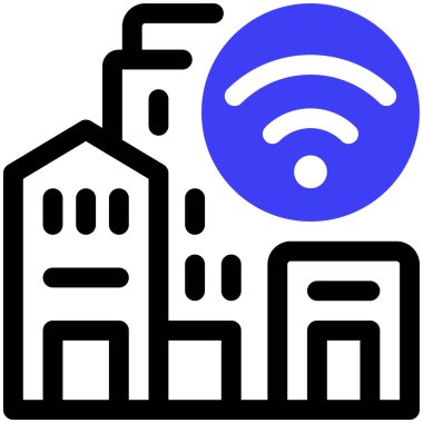 Altyapı. Web simgesi basit illüstrasyon