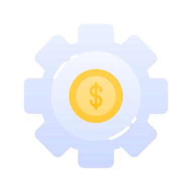 Para için. Web simgesi basit illüstrasyon 