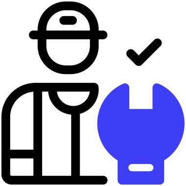 kullanıcı. Web simgesi basit illüstrasyon