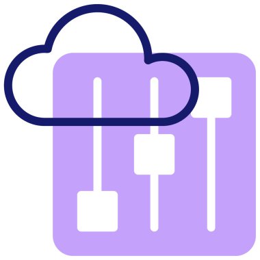 Ayarlar web simgesi basit illüstrasyon